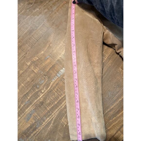 Vintage Penny Lane Tan Suede Jacket with Fur Collar Size XS-S - Picture 8 of 9